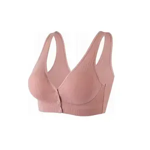 Bra wanita lunak untuk menyusui tanpa kawat katun menyusui Bra tanpa jahitan Soutien Gorge Allaitement