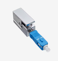 Adaptateur de fibre optique SC LC carré/rond, adaptateur de fibre optique monomode/multimode pour testeur de puissance de fibre optique