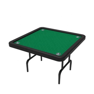 Tables de poker de <span class=keywords><strong>casino</strong></span> YH YH-ST67 1,4 m pour jeux de <span class=keywords><strong>Blackjack</strong></span>, personnalisées, petite taille, en acier inoxydable, avec pieds pliants, en bois, 3 pièces - Product Image 1