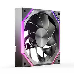 Ventilateur de refroidissement RGB Asiahorse Wholesale Infinity Mirror Reverse Forward 140 mm à haut débit d'air pour boîtier PC, contrôle PWM, ventilateur ARGB - Product Image 2