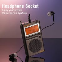 Radio portable Raddy RF760, récepteur ondes courtes, scanner toutes bandes AM FM SW CB VHF UHF AIR, rechargeable