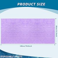 Feuilles de papier médical non tissées personnalisées Feuilles jetables pour table de massage non tissées Rouleau de drap de lit jetable pour examen hospitalier
