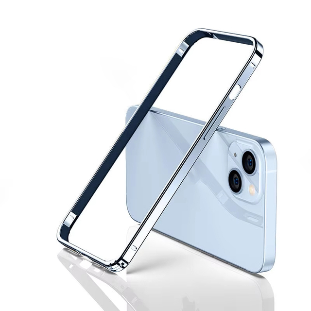 Ultra Thin Luxury Light Alloy Protective Hard Back Aluminium Metal Bumper Frame Case for iPhone 17 Pro Max