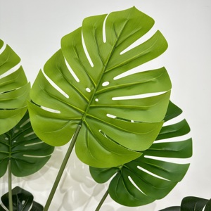 Factory Wholesale <b>Artificial</b> Monstera Plant Real Touch Faux Tropical Plant for Home Office Hotel Decoration - Product Image 4