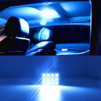 Ampoule LED T10 Festoon 12/24/48 SMD 3030 pour éclairage de tableau de bord automobile, blanc chaud/blanc froid/bleu glacé, BA9S 24V W5W C5W, pour lecture, dôme et camion
