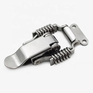 Trong Kho J108 Thép Không Gỉ 304 Nickel Mạ Chuyển Đổi Chốt Mùa Xuân Vẽ Hasp Kẹp Chốt - Product Image 1