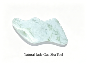 Planche de massage Gua Sha en jade Xiuyan naturel en forme de cœur, personnalisée en gros, pour le soin de la peau et la beauté, outil de massage pour spa et salon - Product Image 6