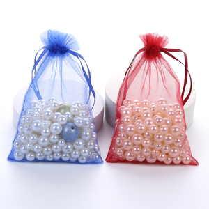 9X12Cm solido tessuto di Eco <span class=keywords><strong>Mesh</strong></span> regalo Packaging bagagli gioielli Wedding Candy Craft Organza Pouch Bag - Product Image 2