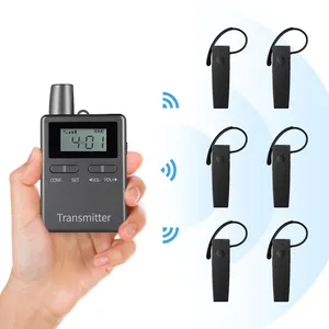 2.4g Factory Price Strong Signal Voice Transmission Wireless Audio Tour Guide System For Travel Summer Camp