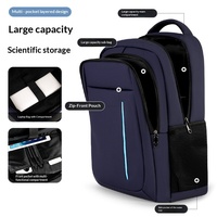 Sac à dos professionnel multifonctionnel imperméable grande capacité pour voyage, affaires et loisirs, avec compartiment pour ordinateur