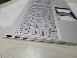 Casing Laptop untuk HP Pavilion 15-EG 15-EH Palmrest dengan Lubang Sidik Jari Keyboard Backlit M08910-001 Perak - Product Image 3