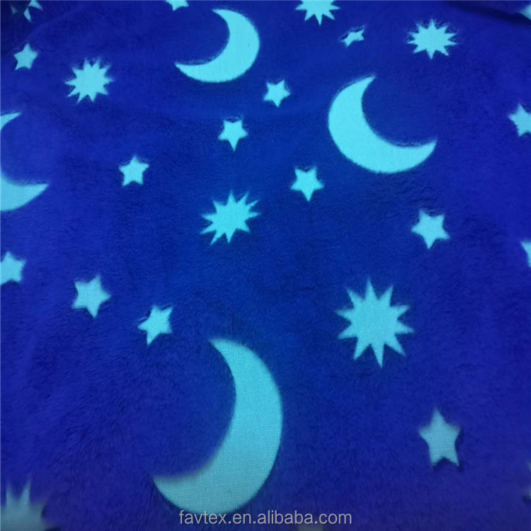 Основовязаная фланелевая флисовая ткань с принтом из 100% полиэстера