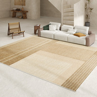 Tapis de salon Wabi-sabi, tapis de chevet de chambre à coucher, moderne, minimaliste, pour canapé, table basse, haut de gamme, subtilement luxueux, résistant aux taches
