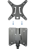 Adaptateur VESA Support Kit, support de Fixation et Support Mural Amovible Plaque VESA pour Moniteur LCD et Écran de TÉLÉVISION De Montage