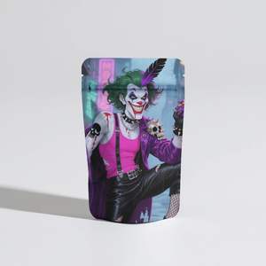 Vente en gros de sacs en mylar personnalisés pour Halloween pochette à pilules anti-odeur 3.5g pochette pour suppléments pochette debout à fermeture éclair - Product Image 5