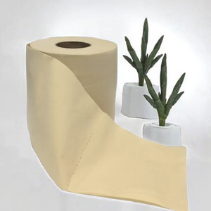 Papel Higiénico de Bambú Orgánico Certificado, Sin Blanquear, Lavable, Desechable, Resistente y Suave, Rollo Estándar, Precio de Fábrica Económico - Product Image 2