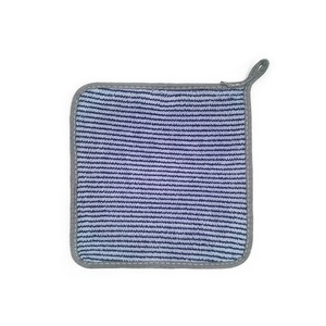 Bamboo Charcoal Fiber Kitchen Cloth 20x20cm Stripe Pattern Thickened Absorbent Dish Towel For Pots And Pans - Product Image 5