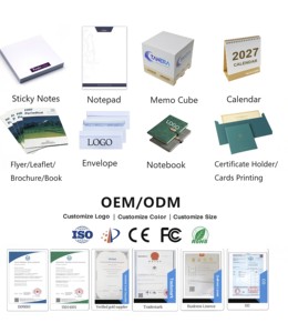 ขายส่งสมุดโน้ตขนาดเล็กน่ารักแบบมีกาวในตัว สไตล์เกาหลี สำหรับพนักงานเสิร์ฟ  พร้อมพิมพ์โลโก้แบรนด์ - Product Image 5