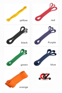 CZFITFactory - Juego de Bandas de Resistencia de Plástico y Goma con Logotipo Personalizado - 5-10 Libras, Plegables, Adecuadas para Dominadas en Casa o en el Gimnasio - Product Image 3