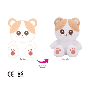 Venta caliente CE juguetes blandos hámster llavero kawaii <span class=keywords><strong>anime</strong></span> juguetes de peluche juguetes de bebé con algodón PP - Product Image 3