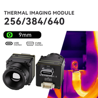 Caméra thermique non refroidie WINBIG 256/384/640, imageur thermique 4/9/13 mm, interface Type-C/CVBS/USB, module thermique infrarouge pour la surveillance