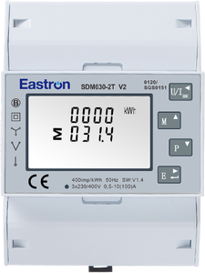 Eastron SDM630-2T 3 Fase <span class=keywords><strong>4</strong></span> Draad Power Meter, Generator Bewaking Dual Source Energie Meter - Product Image 4