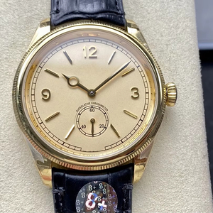 Reloj Mecánico de Lujo de Súper Calidad, 40 mm, 8+ de Fábrica, Acero 904, Movimiento ETA 7140, 52-509, Dorado, 1908 - Product Image 1