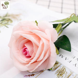 Hot Selling White Large Silk Rose Flores Artificial Flower <strong>Floral</strong> Bulk Silk Roses for Wedding Bohemian Home Decor - Product Image 2
