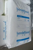 Granulés de polypropylène Basell HP500N PP, MFR12, qualité moulage par injection, qualité alimentaire, haute rigidité, granulés PP vierges à haut débit