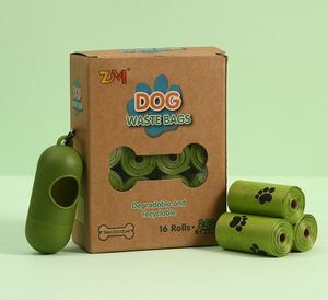 Sacs à crottes de chien biodégradables et compostables personnalisés avec logo, distributeur de sacs à crottes pour chiens, sacs à crottes pour chiens personnalisés - Product Image 6