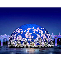 Dôme de planétarium gonflable 360° pour exposition en plein air, tente de projection mobile