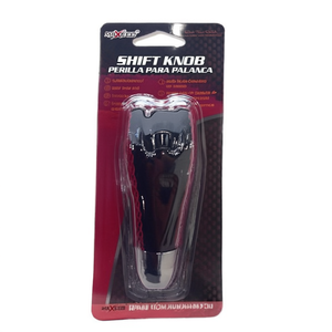 Shift <b>Knob</b> For Car <b>Gear</b> Lever Black Chrome Finish Universal Fit - Product Image 2