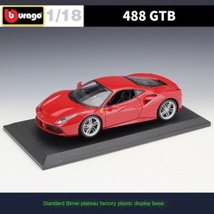 Bburago 1:18 Ferrar I Enzo 488 Super Racing Sports Monza <span class=keywords><strong>SF90</strong></span> voiture en métal à collectionner en alliage moulé sous pression voiture modèle en métal jouet - Product Image 3