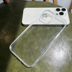 Ốp Lưng Chống Vàng Mới Cho Điện Thoại Di Động iPhone 13 Ốp Lưng Điện Thoại Trong Suốt Chống Sốc Dày Cho Apple 14 Pro 14 Max 14 Pro Max