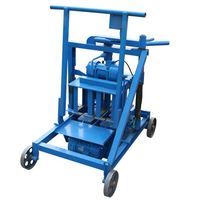 Petite machine manuelle de fabrication de briques en blocs de ciment en béton à vendre en Ouganda pour la ponte des œufs 2-45