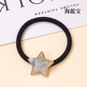 Chữa bệnh đá quý chip đá đen tóc Quan Hệ Đối với phụ nữ cô gái năm sao quyến rũ đàn hồi tóc quan hệ không có thiệt hại <span class=keywords><strong>ponytail</strong></span> chủ - Product Image 3