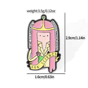 Pin Esmaltado de Dibujos Animados Sming Pins Adventure, Broche de Aleación de Metal con Solapa, Insignia de Personaje de Película, Cómic, Guitarra, Juego al Aire Libre - Product Image 4
