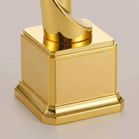 Trofeo de Metal 3D Personalizado, Copa para Concurso de Canto, Chapado en Oro, Resistente al Agua, Grabado, Premio para Competencia Musical, Coro, Karaoke