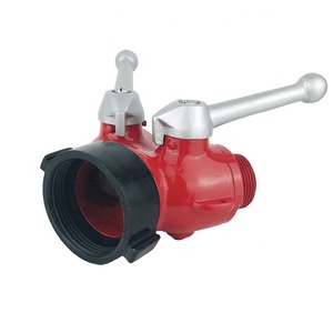TL Professionale rosso Antincendio 2 Modi Fuoco Divisore/Siamese con Valvole a Sfera - Product Image 5