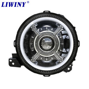 Feux avant LED haute puissance Liwiny Assembly 100W, faisceau haut/bas, pour Jeep JL <span class=keywords><strong>2023</strong></span> - Product Image 1