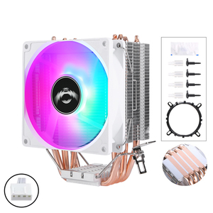Qiuz90 90mm 4 isı borusu 1200 <span class=keywords><strong>CPU</strong></span> soğutucu bütçe kulesi soğutucu PWM <span class=keywords><strong>Fan</strong></span> ile düşük gürültü ve yüksek hava akımı için <span class=keywords><strong>Intel</strong></span> 1700/AMD - Product Image 1