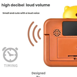 Minuteur électronique pour enfants en forme de chien de dessin animé, réveil, gadget de rappel pour la cuisine - Product Image 3