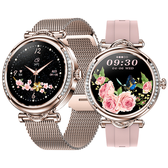 New Arrivals Montre Intelligente Pour Femme CF32 Smart Watch 1.27 Inch 360*360 Screen BT Calling Smartwatch for Women Ladies