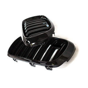 Matte Black Grille for F15 F16 Front Bumper for F15 F16 14-IN 2 Slat Grille for F15 F16 14-IN - Product Image 5