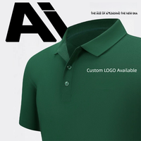 Polo d'équipe personnalisé à séchage rapide, T-shirt publicitaire à manches courtes, Logo brodé, Vêtements de travail, Uniforme, Personnalisation en usine