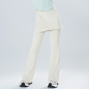 Falda de Ballet de Nailon para Mujer, Falda de Yoga y <span class=keywords><strong>Gimnasia</strong></span> para Adolescentes, Falda de Baile Irregular para Adultos, Faldas Cortas de Baile - Product Image 4