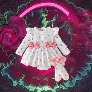 Conjunto de Verano para Bebés Niñas, Estilo Europeo Americano, Nuevo, Moderno, Antiarrugas, Transpirable, Vestido, Pantalones, Falda + Accesorios para la Cabeza - Product Image 3