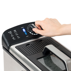 <span class=keywords><strong>Friteuse</strong></span> domestique <span class=keywords><strong>Tefal</strong></span> Oleoclean Pro en acier inoxydable avec garantie de plus de 5 ans (FR8040) - Product Image 2