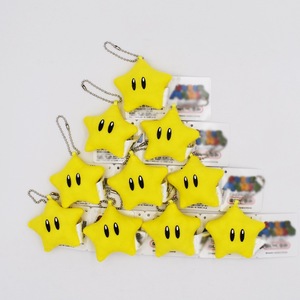En gros Star Yoshi Eggs Banana Peel Boo Chef Toad Koopa Shell Lumalee Shy Guy Mushroom Lumalee Pendentif Porte-clés Figurine Jouet - Product Image 1