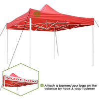 Pare-soleil télescopique pliable, résistant au soleil, forme carrée, avec abri de pluie, pour la publicité, 4 pieds